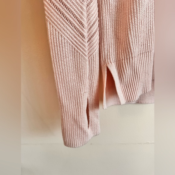 Lululemon Time To Restore Cashmere Knit Sweater Thumbholes - Misty Pink Size 8 - Picture 9 of 16